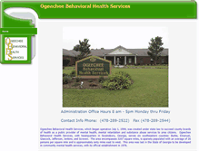 Tablet Screenshot of obhs-ga.org